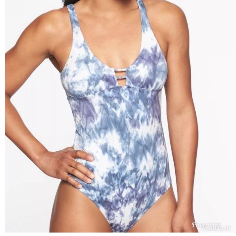 Athleta Tulum Tie-Dye one-piece swimsuit - size XL